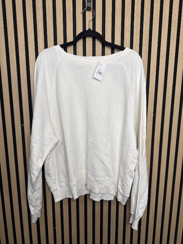 Arket white sweatshirt