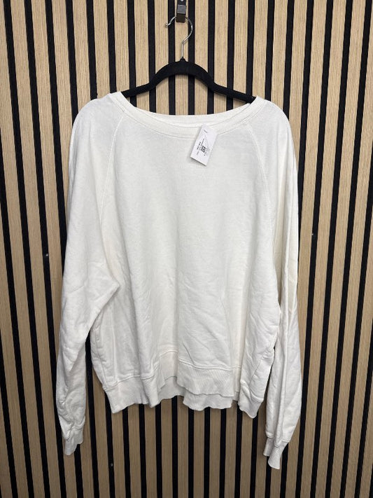 Arket white sweatshirt