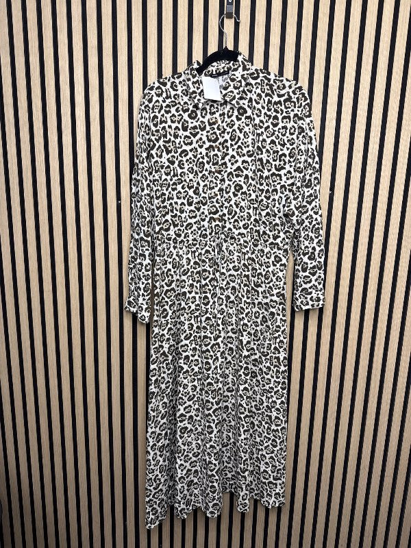 Sinsay leopard print long dress
