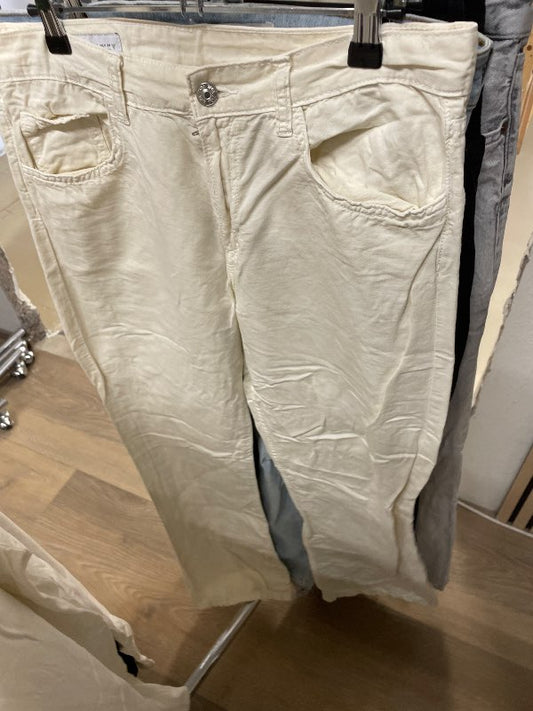 Zara buxur hvitar