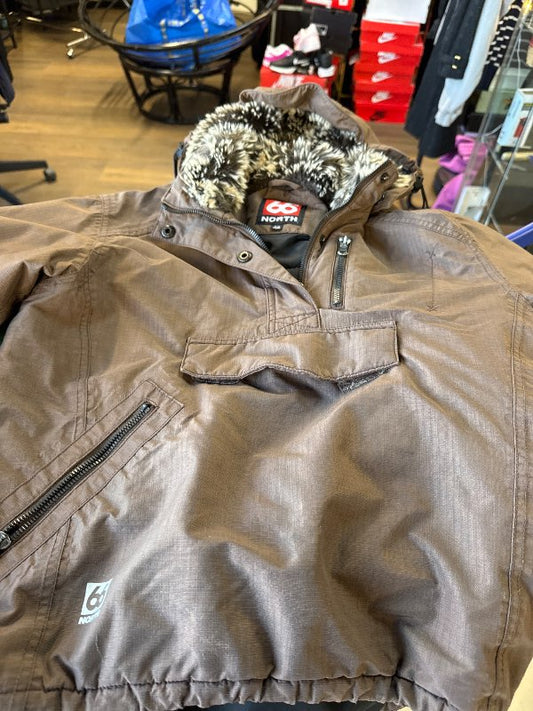 66 Norður úlpa brún