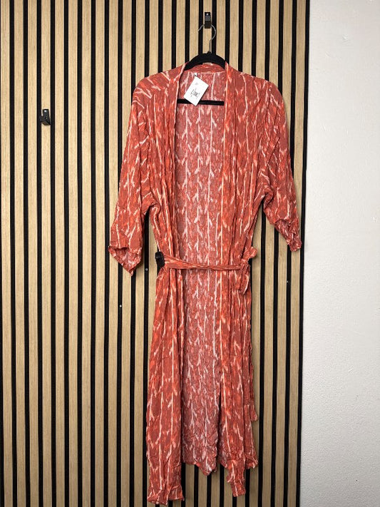 JDY red long cape