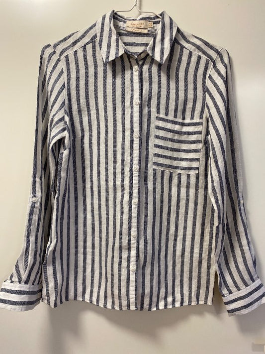 F&F röndótt skyrta