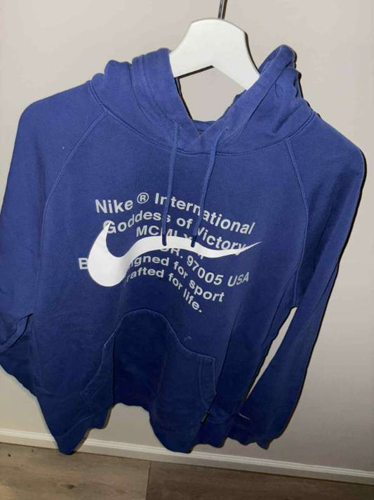 nike blá peysa